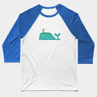 whale island Baseball T-Shirt